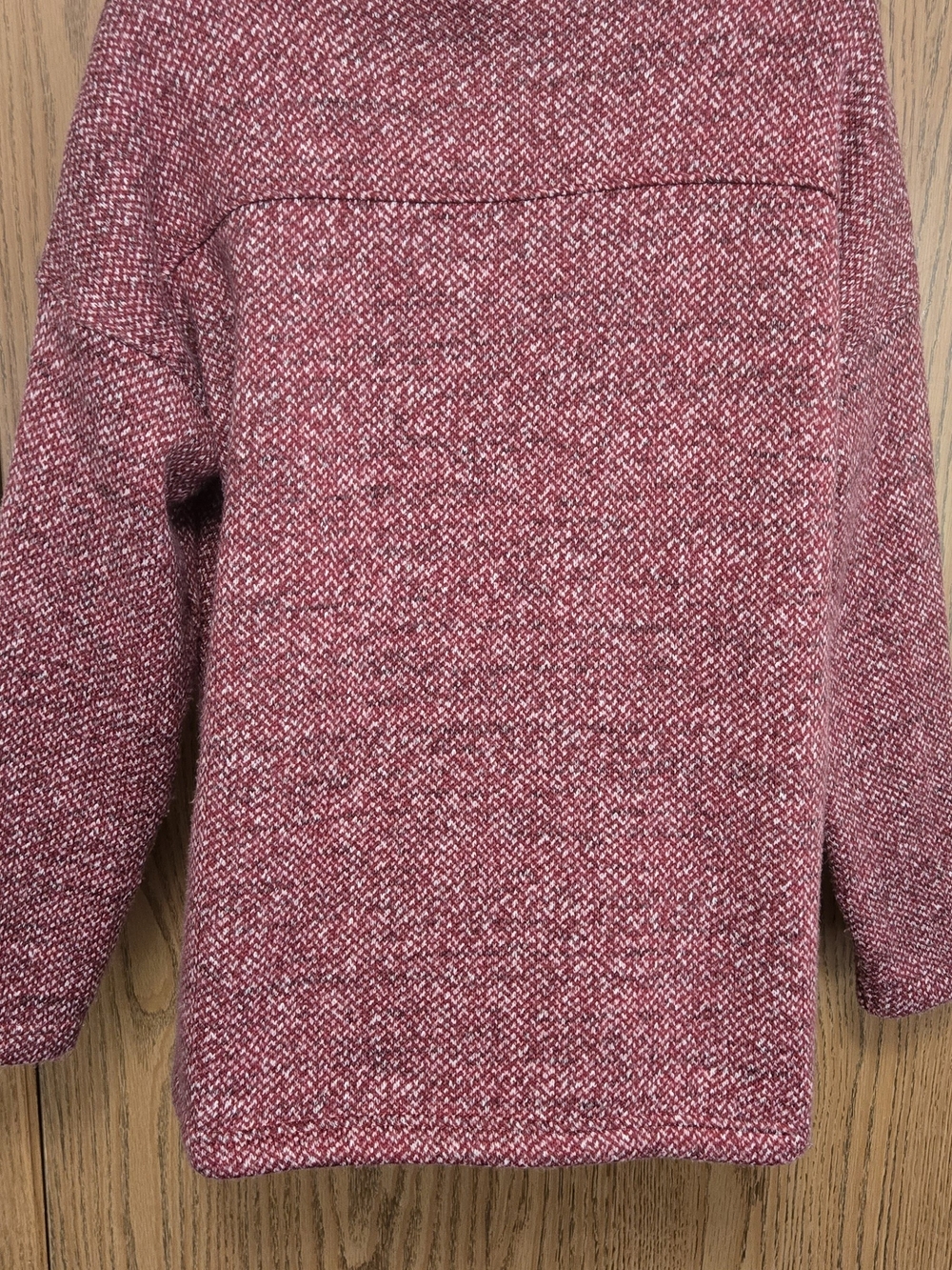 Columbia Women's Red Marled Cowl Neck Sweater